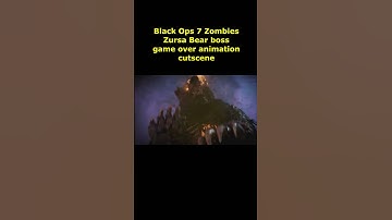 Black Ops 7 Zombies Zursa Bear Game Over Death Cutscene animation (new Boss Ashes of the Damned)