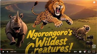 Ngorongoro-Animals-Tanzania  | Beast challenge Stories screenshot 4