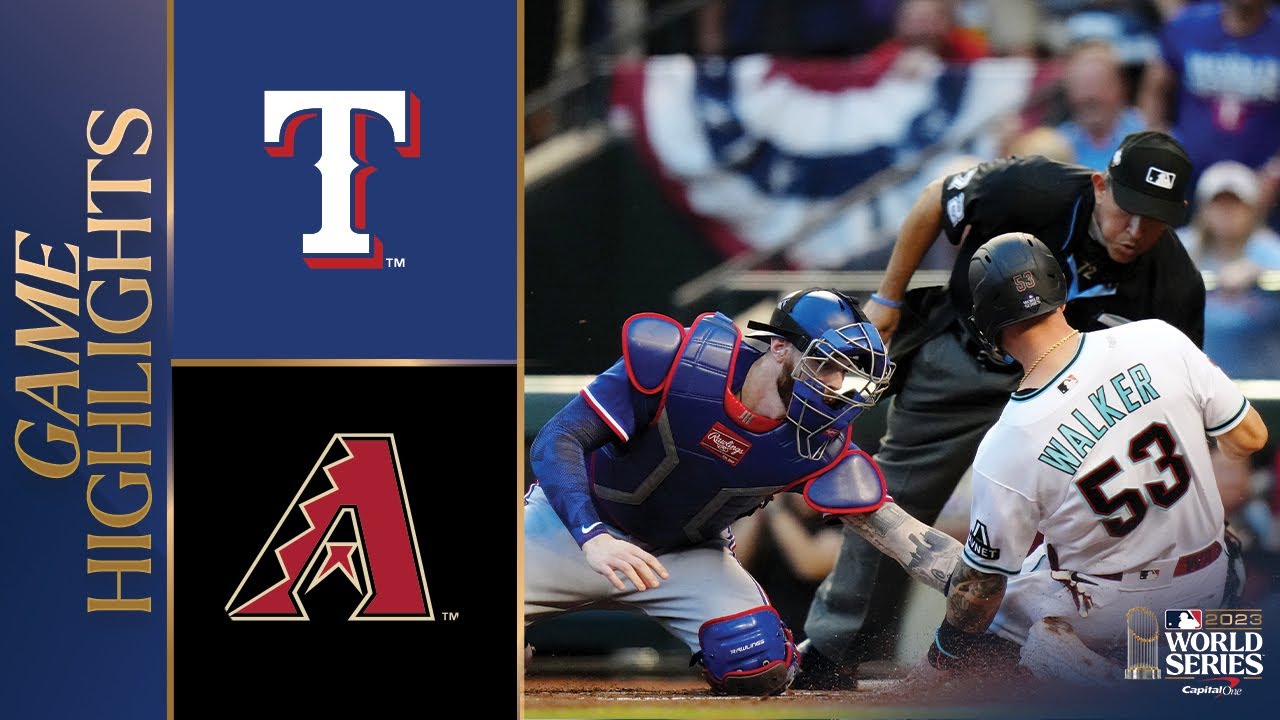 Rangers vs. D-backs World Series Game 3 Highlights (10/30/23)