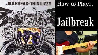 Video-Miniaturansicht von „Jailbreak - Thin Lizzy. Guitar Lesson / Tutorial.“
