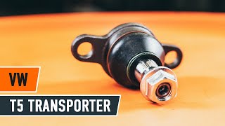 Wie VW T5 TRANSPORTER Kastenwagen Traggelenk vorne wechseln [AUTODOC TUTORIAL]