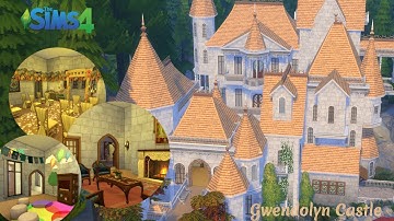 Gwendolyn Castle PART 2 (INTERIOR) The Sims 4 Speed Build