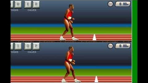 QWOP  2 PLAYER gameplay (with Seth)