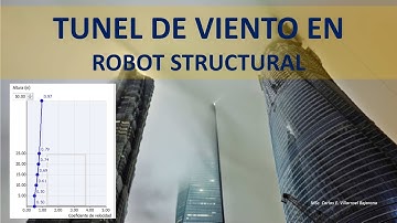 ROBOT STRUCTURAL - TUTORIAL 32. Simulación cargas de viento (virtual wind tunnel)