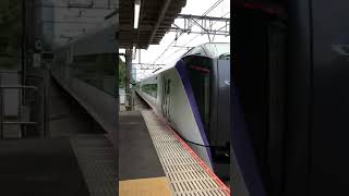 【E353系】特急あずさ12号東京行き　2022/07/03 10:40 西国分寺駅通過　Limited Express Azusa