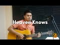 Heaven knows  jmd acoustic live