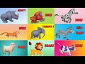 Farm &amp; Safari Animal Sounds Song for Kids | Fun Sing-Along &amp; Educational Animal Sounds