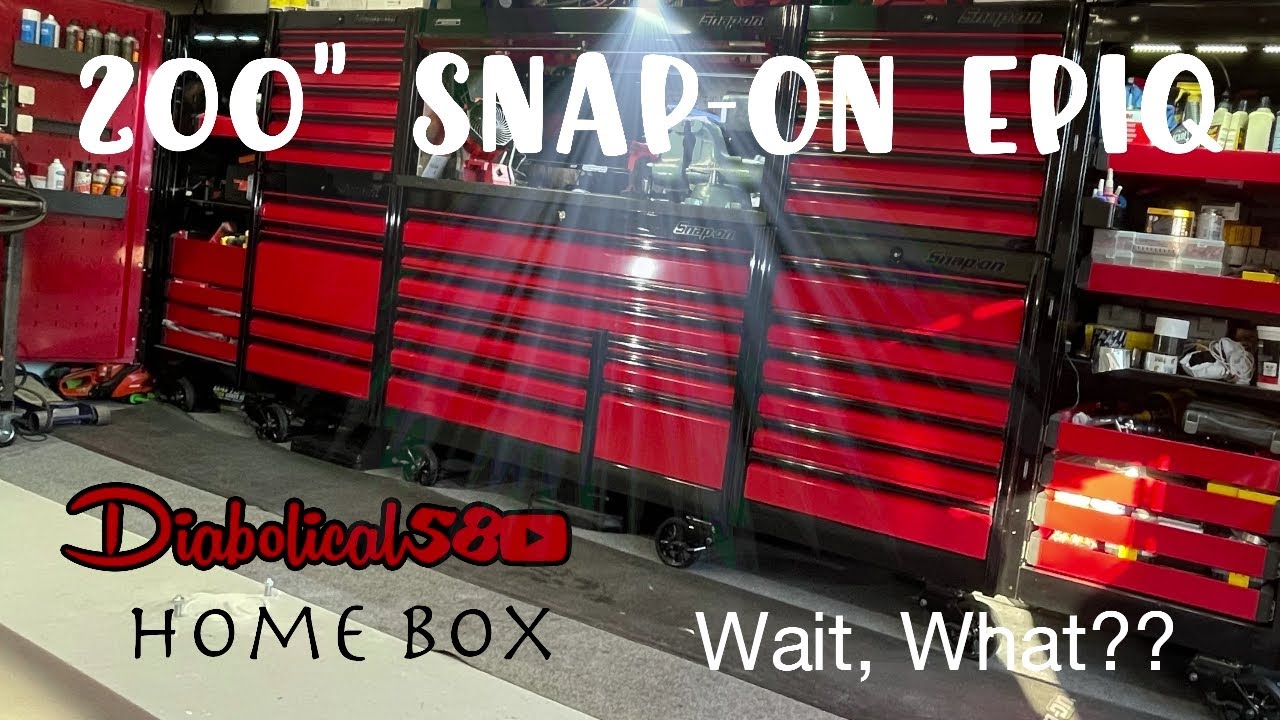 200 Snap on Epiq toolbox tour Is this Youtubes biggest home box