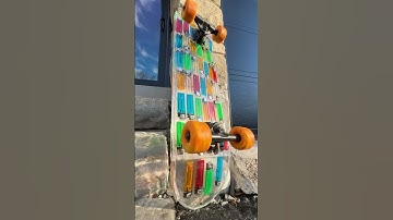 WORLDS MOST LIT SKATEBOARD!? 🔥