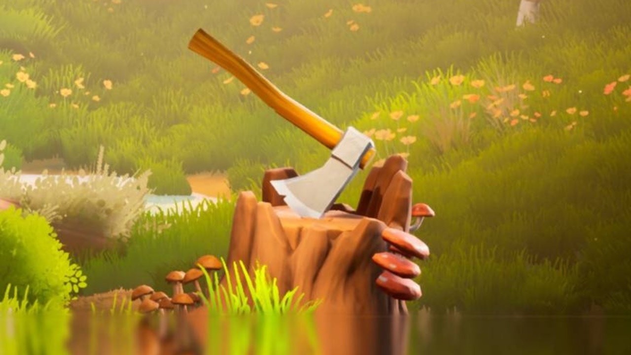AKU JADI TUKANG POTONG KAYU DI TENGAH HUTAN !! the game about chopping trees