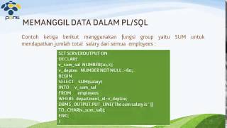 P2 - Interaksi PL SQL Dengan Oracle Server