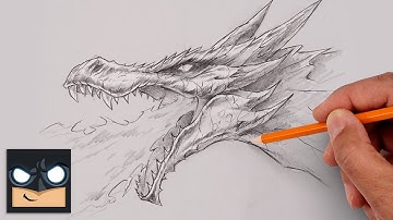 How To Draw a DRAGON | 16 Minute Sketch Tutorial