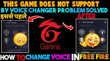 Game space voice changer not supported | this game does not support voice changer realme 8