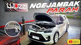 FULL EXHAUST TURBOBACK RAIZE TURBO | GANTI DOWNPIPE | PART-1 | SnowyProject #5 | #raize #turbo