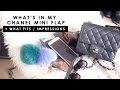 What's in my Bag | Chanel Square Mini + what fits / how I pack it / comparison to YSL Tassel bag