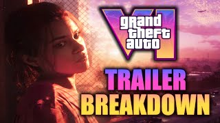 GTA VI Reveal Trailer In Depth Breakdown and Analysis! (NEW Cars, Wildlife, Characters, and More)