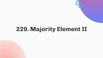 229. Majority Element II | October | C++ | Java | Python 3