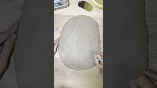 Making Things with Clay ❤️ | ceramic plate process ✨ | DIY 🎨