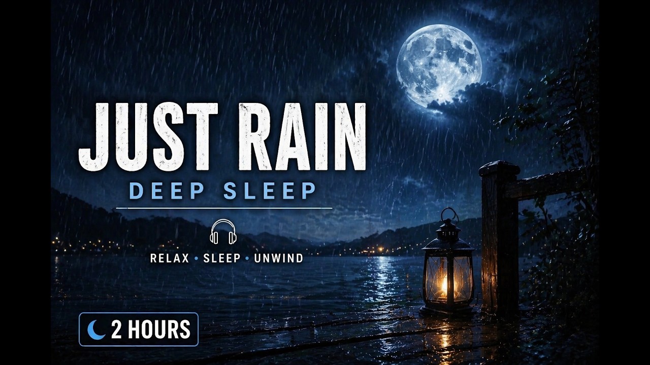 Rain Sounds for Deep Sleep 🌧️ Fall Asleep Fast | Relaxing Music & Rain ...