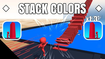 🔴🟠⚫Stack Colors - All Levels Gameplay Walkthrough (Android,ios)