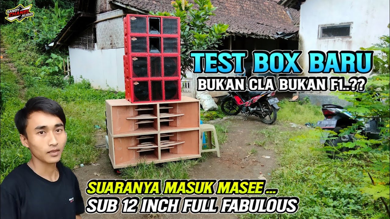 Miniatur 12 inch Rivita Box Speaker Upgrade Box Baru Suaranya Glerr