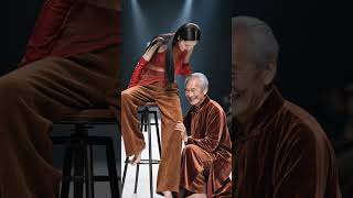 the old man is checking supermodel's feet #aiart #oldman #fashionshow #barefeet the old man is checking supermodel's feet #aiart #oldman #fashionshow #barefeet