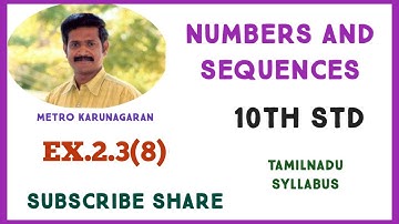 10th Std Maths Ex.2.3(8) Prove that 2^n + 6x 9^n is always divisible by 7 for any positive integer n