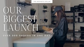 Our Biggest Launch So Far | Studio Vlog | No. 14 | Packing 500+ Orders | Irresistible Me