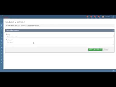 NABD System Tutorial - Defining the Feedback/Survey Questions