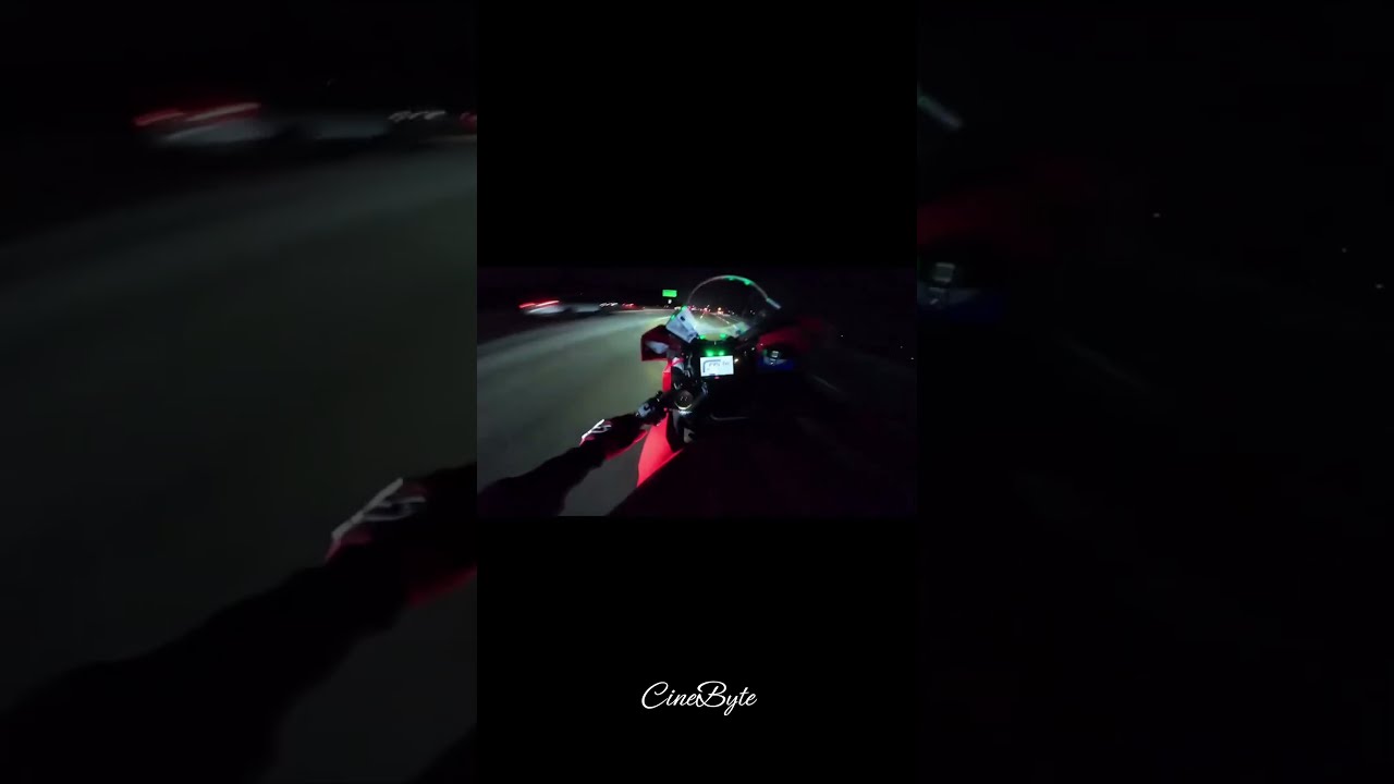 Night Ride On A Suzuki GSX R1000 Arctic Monkeys 505