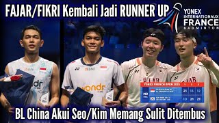 Komen BL China Melihat Fajar/Fikri Dikalahkan Seo/Kim di Final French Open & Kembali Jadi Runner Up