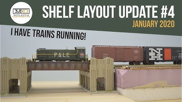 Midland & Dorchester — N Scale Shelf Layout Update 4 — January 2020