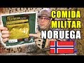 Probando COMIDA MILITAR de NORUEGA | Ración para frío extremo MRE Noruega Menu 19