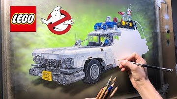 I Drew The LEGO Ecto-1 From Ghostbusters - Here
