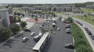 Simple Simon's Pizza partners with NorthStar Bridge "Food for Families" distribution in Glenpool, OK
