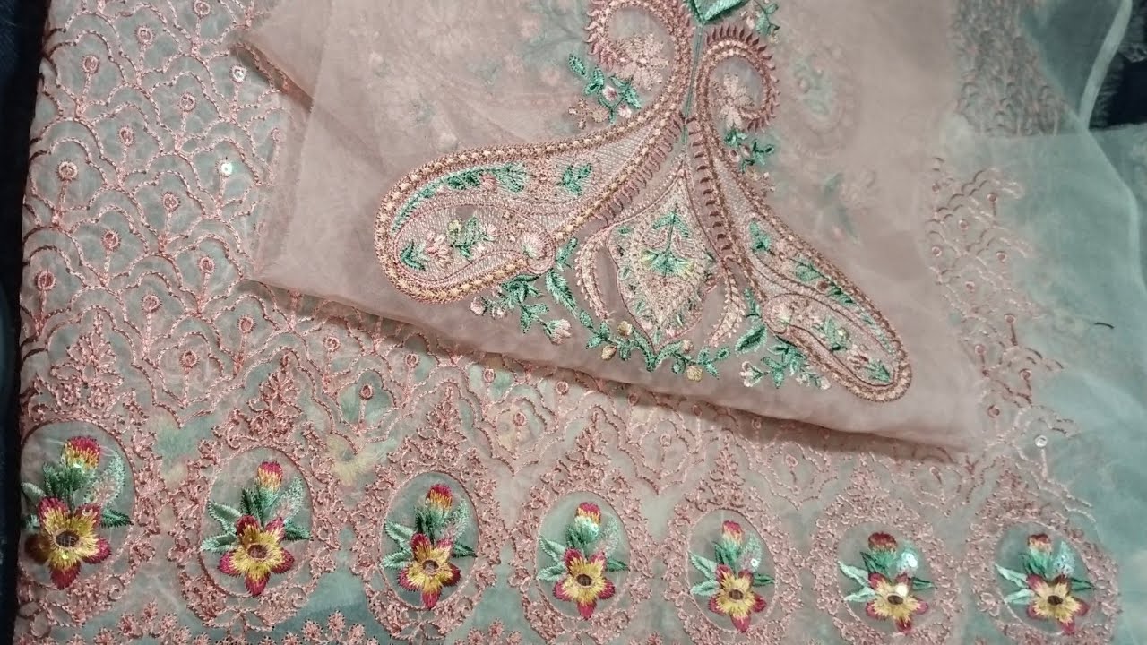 3 FEB. Maria B , Sapphire BRANDED  PATCHES & NECKLINE DESIGNS😁❤️.. Whatsapp contact 03167002701