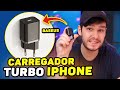 CARREGADOR para IPHONE, QUAL COMPRAR? [TESTE CARREGADOR TURBO BASEUS]