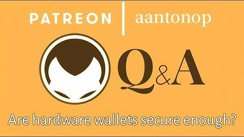 Bitcoin QA Are hardware wallets secure enough | Bitcoin Generator