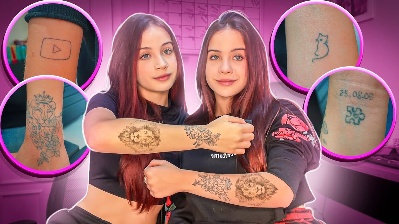 MOSTRAMOS TODAS NOSSAS TATUAGENS!