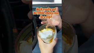McDonald’s put REAL Sticky Rice in a Sundae?! 🥭 #shorts