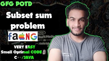 Subset Sum Problem | gfg potd | 17-03-25 | GFG Problem of the day