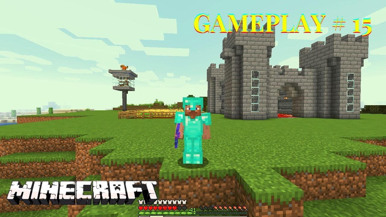 FINALLY I BUILD UNLIMITED IRON FARM | MINECRAFT GAMEPLAY # 15 | expert ...