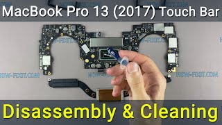 MacBook Pro 13 (2017 Touch Bar) Disassembly, fan cleaning and thermal paste replacement