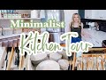 MINIMALIST KITCHEN TOUR || How I Organize My Minimal &amp; Functional Kitchen