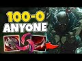 THIS PYKE MID BUILD CAN LEGIT 100-0 WITH ONE COMBO! (HAIL OF BLADES PYKE) - League of Legends