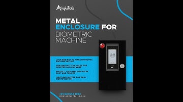 Metallic Enclosure for eSSL AIFACE protection with Space for Mini UPS AmpleTrails Biometric