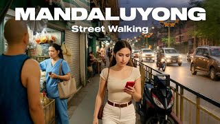 Walking Hood Streets In Mandaluyong Metro City Manila Philippines 4k