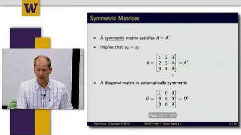 Mathematical Methods for Quantitative Finance || 02 W6 1  Tansposes and Permutations 13 55