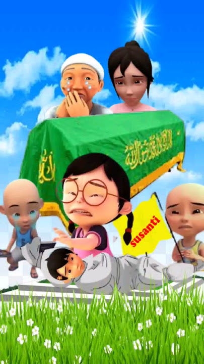 Upin Ipin & Meimei are sad that Susanti passed away #upinipin #aiyasusanti #meimei #upinipinterbaru