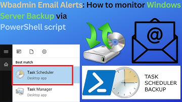 How to Schedule Email Notification Task using Powershell Script for Windows Server Backup 2019